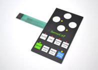 مفاتيح مرنة متعددة الأغلفة LED غشاء مع السطح اللامع و اللمس