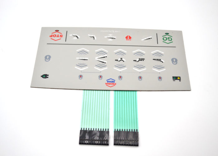 الرطوبة برهان LED غشاء التبديل تنقش Touchpaded Keypad للأدوات الطبية